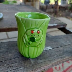 Vintage* Green Glazed Ceramic Succulent Planter